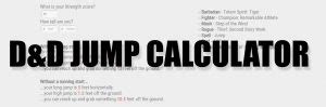 Jump Calculator 5e: Mastering Long Jumps in Dungeons & .